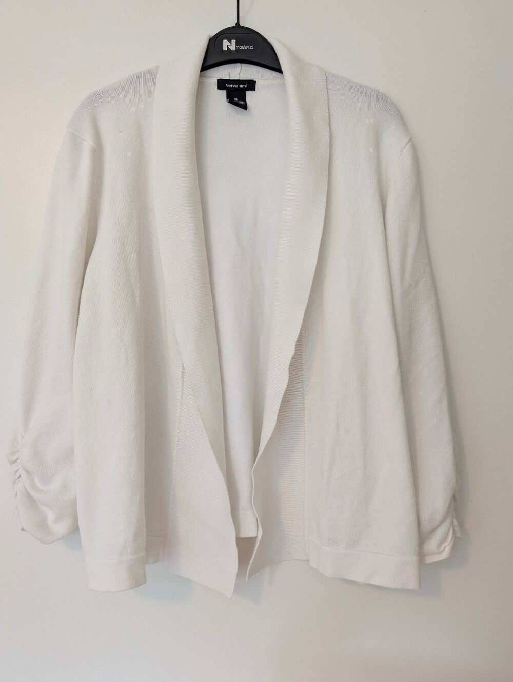 Verve ami Open-Front Knit Cardigan